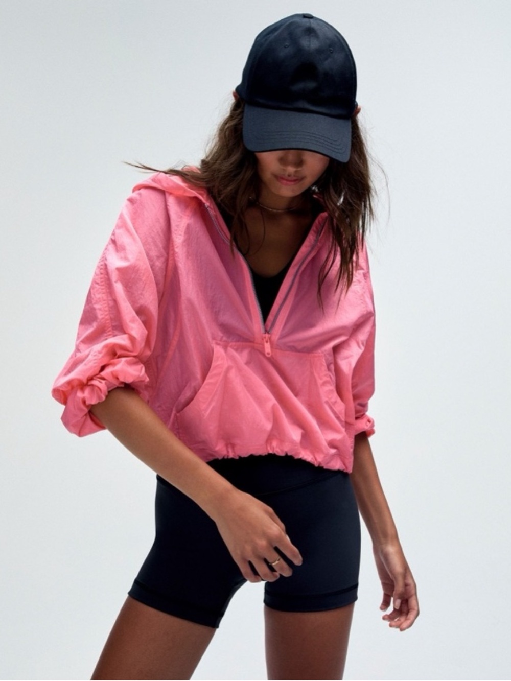 Lululemon Scuba Cropped Anorak in Sakura
Pink